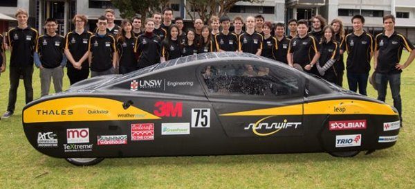 UNSW Solar Racing Team -SUNSWIFT (eVe - Cruiser class)