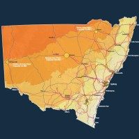 NSW renewable energy map