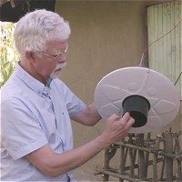 Solar powered mosquito trap
