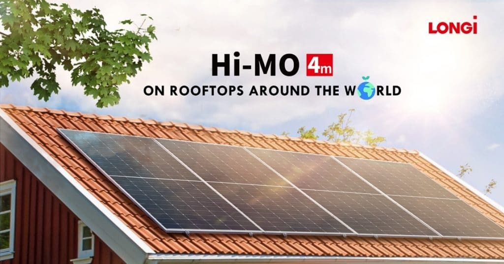 Longi Hi MO 4 module on rooftops around the world