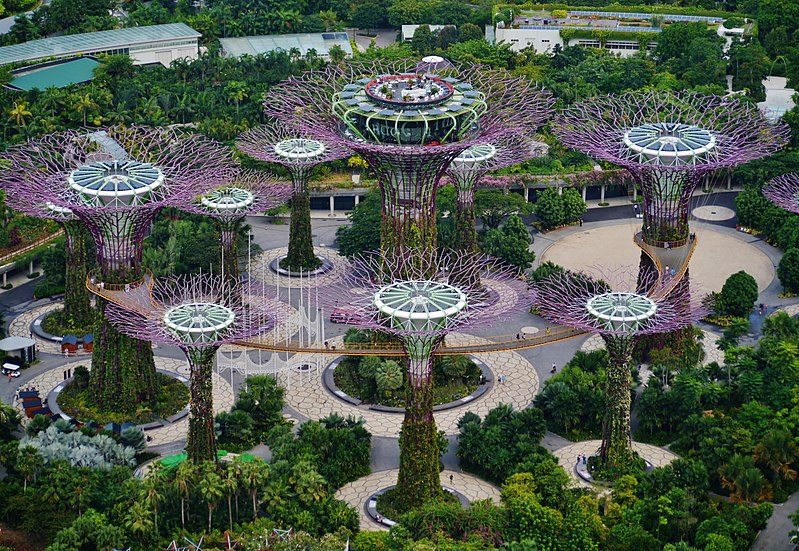 Singapore Gardens by the Bay solar trees